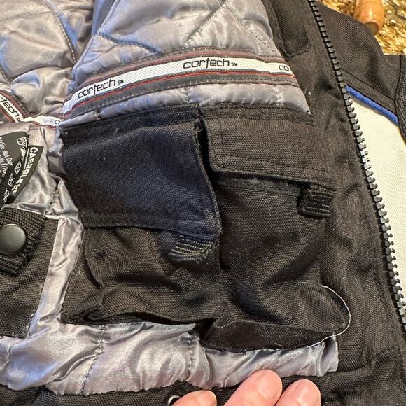 Cortech Youth Small Journey 2.0 Snowmobile Jacket in Blue & Black - Picture 8 of 15